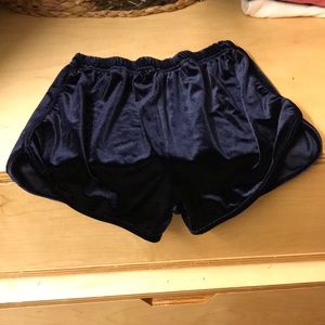 Velvet shorts